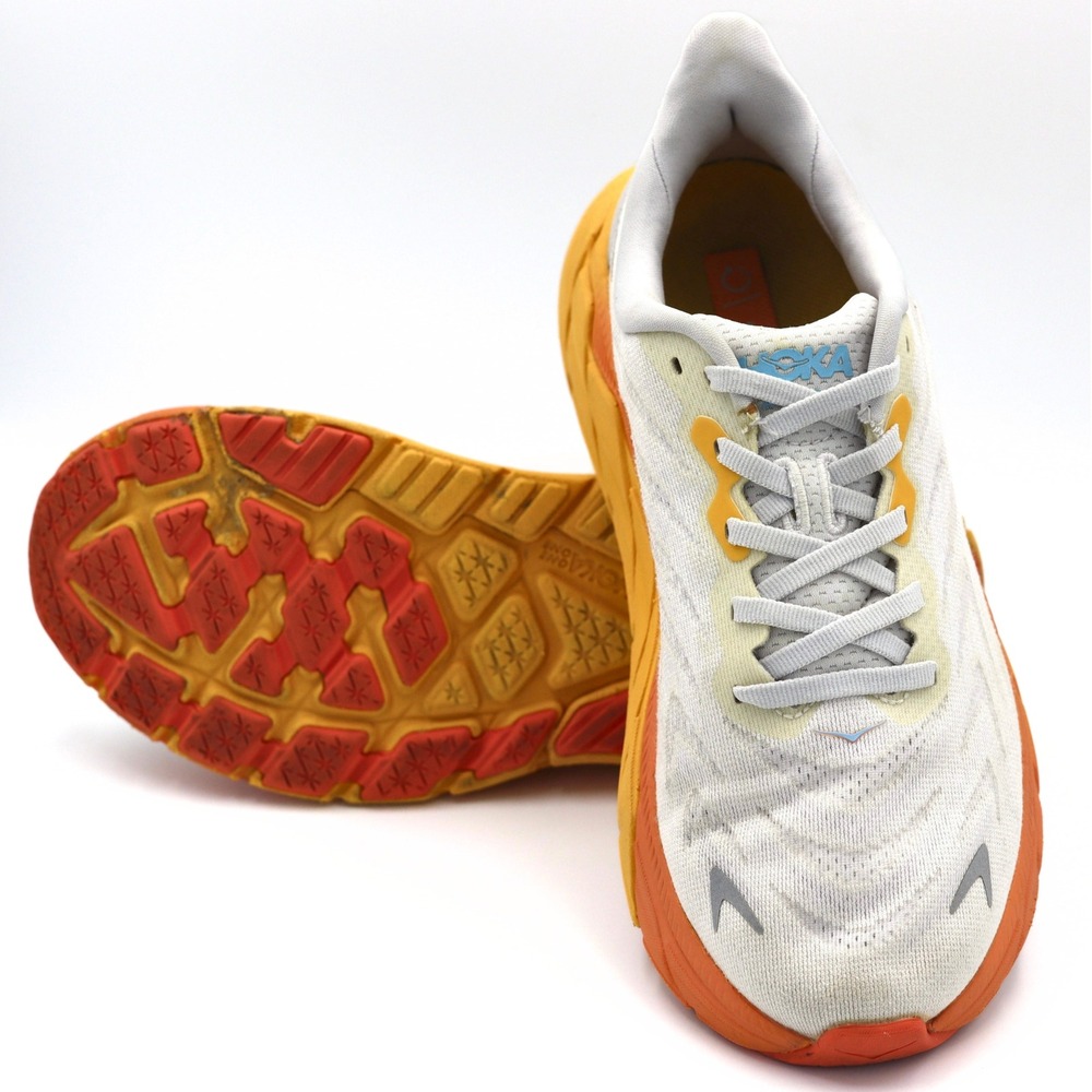 Hoka Arahi 6 Running Shoes Womens 8 Orange Good Stability Sneakers Athletic - Picture 8 of 15